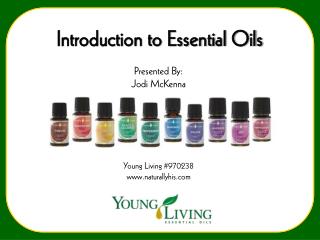 Introduction to Essential Oils