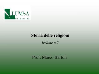 Prof. Marco Bartoli