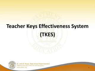 Teacher Keys Effectiveness System (TKES)