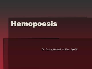 Hemopoesis