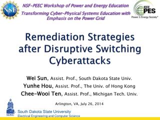 Remediation Strategies after Disruptive Switching Cyberattacks