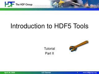 Introduction to HDF5 Tools