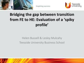Bridging the gap between transition from FE to HE: Evaluation of a ‘spiky profile’