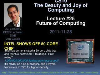 Intel shows off 50-core chip