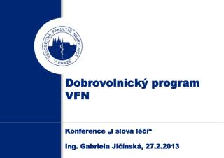 Dobrovolnický program VFN