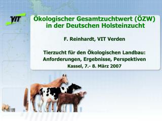 Ergebnisse sind Teil des Projektes „ ÖKuh “