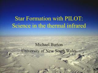 Star Formation with PILOT: Science in the thermal infrared