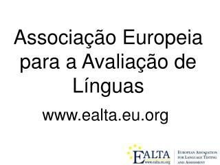 Associação Europeia para a Avaliação de Línguas