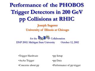 Performance of the PHOBOS Trigger Detectors in 200 GeV pp Collisions at RHIC