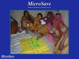MicroSave Market-led solutions for financial services