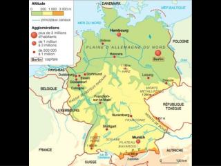 L’Allemagne : un territoire redessiné au cours du XXè siècle