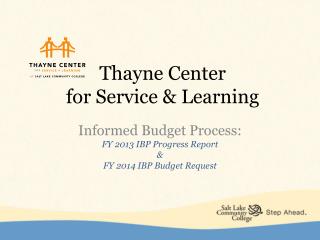 Thayne Center for Service &amp; Learning