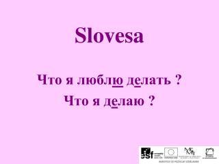 Slovesa