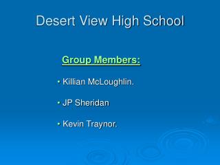 Desert View High School