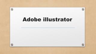 Adobe illustrator