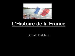 L'Histoire de la France