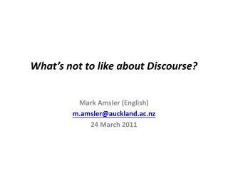 What’s not to like about Discourse?