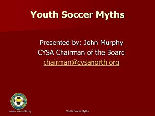 Youth Soccer Myths