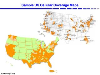 Sample US Cellular Coverage Maps