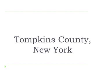 Tompkins County, New York