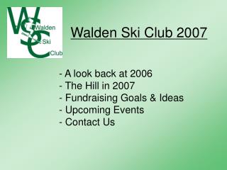 Walden Ski Club 2007