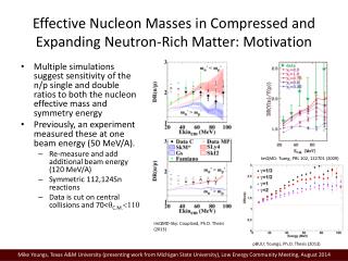 Effective Nucleon Masses in Compressed and Expanding Neutron-Rich Matter: Motivation