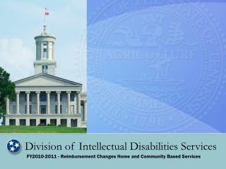 Division of Intellectual Disabilities Services