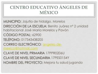 Centro educativo ángeles de México