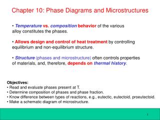Chapter 10: Phase Diagrams and Microstructures