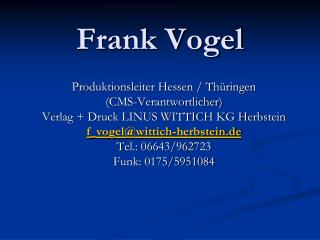 Frank Vogel