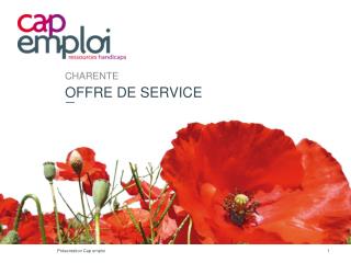 OFFRE DE SERVICE