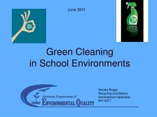 Green Cleaning in School Environments