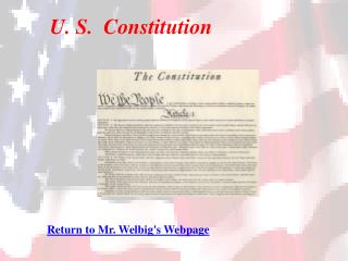 U. S. Constitution