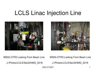 LCLS Linac Injection Line