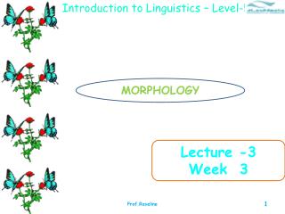 Lecture -3 Week 3