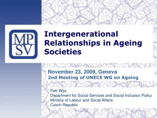 Intergenerational Relationships in Ageing Societies