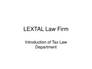 LEXTAL Law Firm