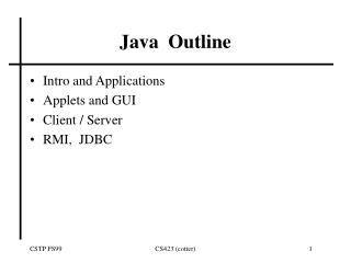Java Outline