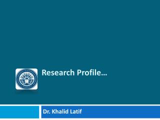 Research Profile…