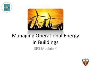Managing Operational Energy in Buildings