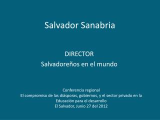 Salvador Sanabria