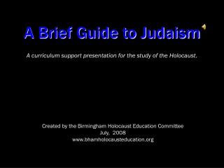 A Brief Guide to Judaism