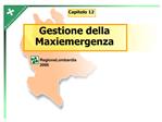 Gestione della Maxiemergenza