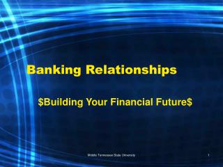 Banking Relationships