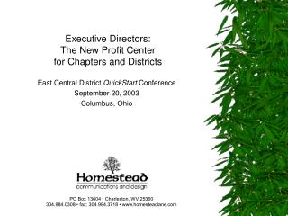 Executive Directors: The New Profit Center for Chapters and Districts