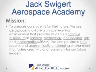 Jack Swigert Aerospace Academy