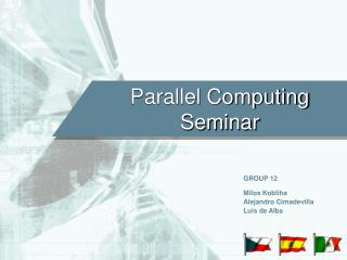 Parallel Computing Seminar