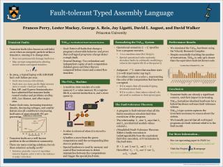 Fault-tolerant Typed Assembly Language