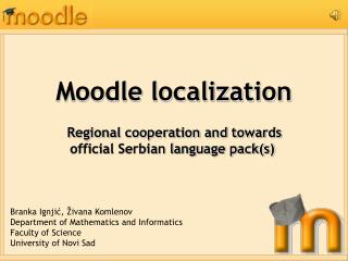 Moodle localization