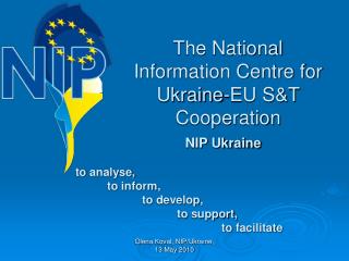 The National Information Centre for Ukraine-EU S&T Cooperation